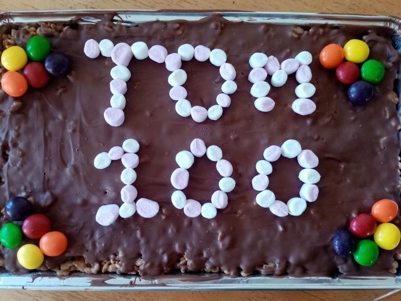Some of the cakes made to mark Captain Tom Moore's 100th birthday.