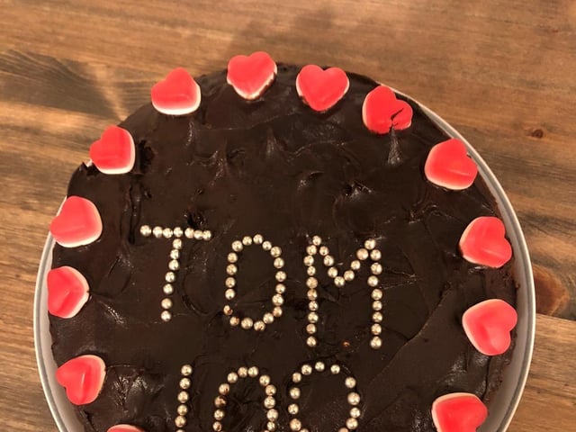Some of the cakes made to mark Captain Tom Moore's 100th birthday.