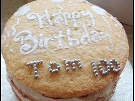Some of the cakes made to mark Captain Tom Moore's 100th birthday.