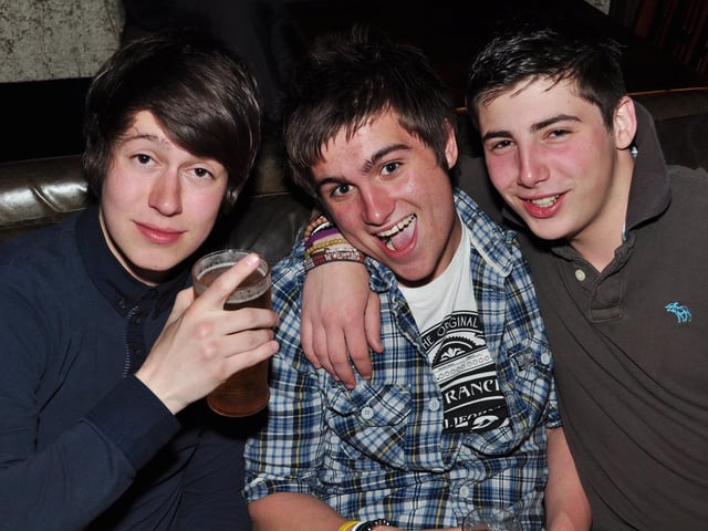 Ben, Isaac and Ryan having fun.