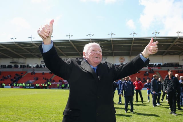 Dave Whelan soaks up the applause