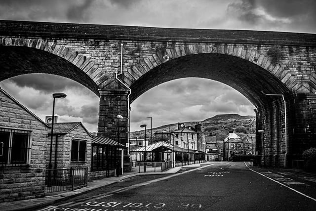 Todmorden resident Michael Gill shared these pictures showing just how quiet the town is looking