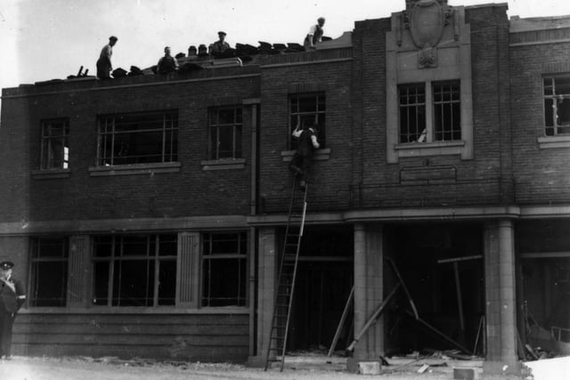 Despite tempting targets the city was left relatively untouched. The Woodpecker Inn, at the junction of York Road and Marsh Lane, was damaged during an air raid.