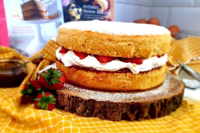 Lorraine Mallinson said: "Can't beat a Victoria sponge with fresh cream and strawberries, needless to say it didn't last long."