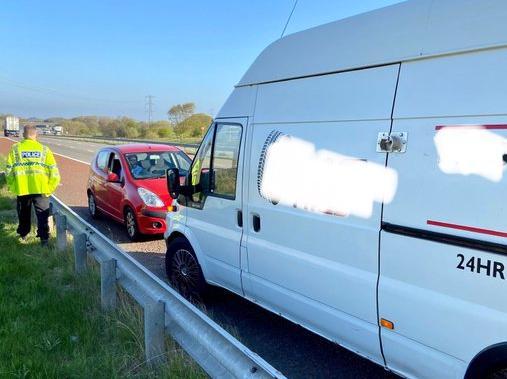 If your friend breaks down on the M6 & needs a jump start it would probably be best to contact a breakdown service as opposed to you ending up facing the wrong way on the hard shoulder, especially when you have to explain to MN31 how you manoeuvred there!