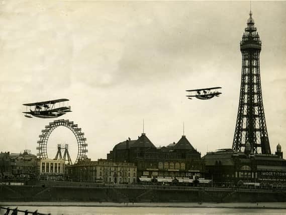 Blackpool from the North Pier in the 1920s