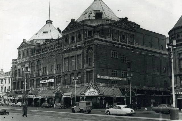 Formerly known as The Alhambra Theatre which opened in 1899, it was sold to the Blackpool Tower Company in July 1903 and opened in 1904 as The Palace Theatre. It was demolished in 1961.