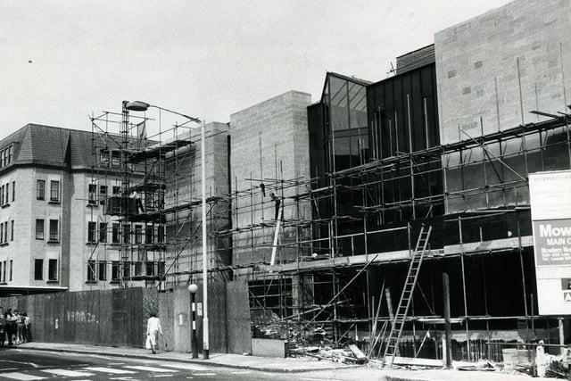 Halifax Central Library at Northgate under construction in June 1982.