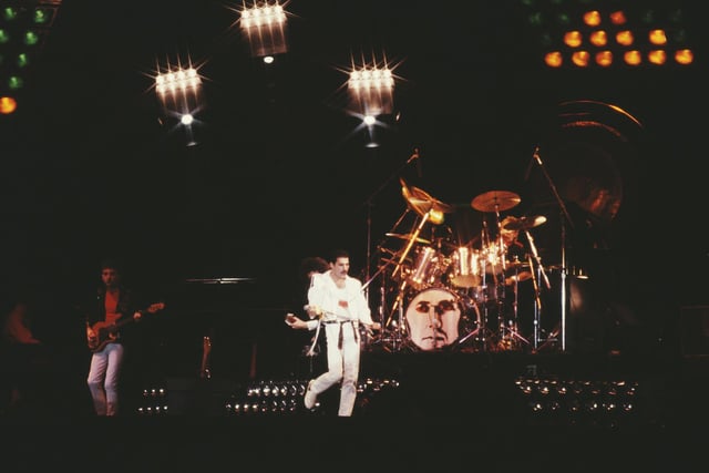Queen rocked out using a PA system which cost a cool one million pounds.