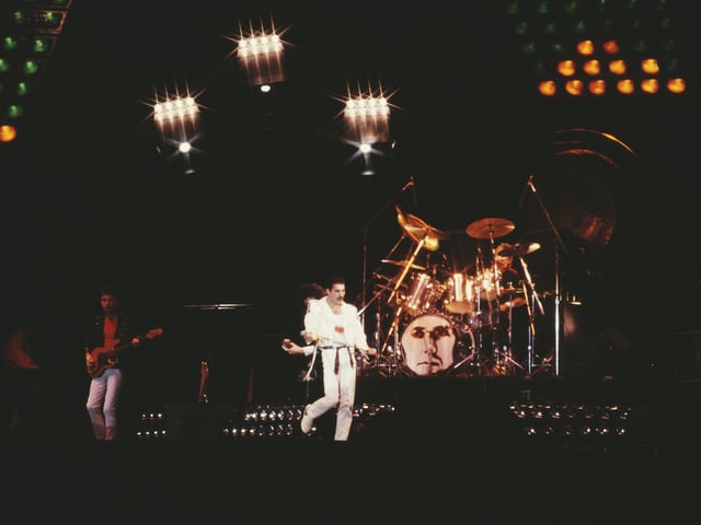 Queen rocked out using a PA system which cost a cool £1 million.