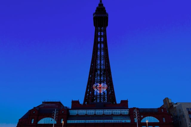 A beautiful silhouette capturing the majesty of Blackpool Tower