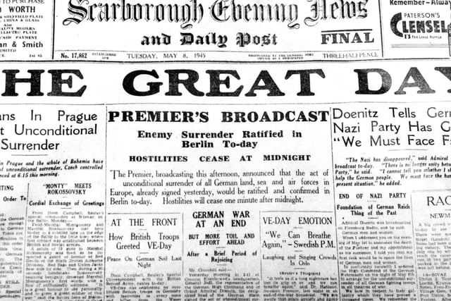 Scarborough Evening News, May 8 1945