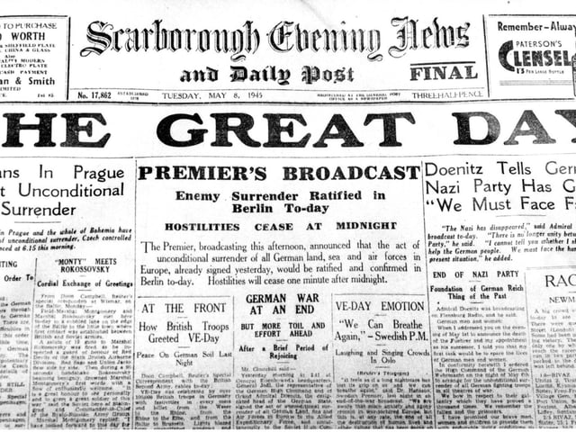 Scarborough Evening News, May 8 1945