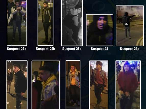 Images of the suspects police are trying to identify (photo: West Yorkshire Police).