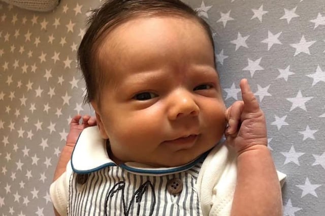 Jessica Desborough gave birth to Freddie John Plackett on March 22, weighing 6lbs. She said: "Looked after by the amazing staff on maternity ward, delivery suite and neonatal unit at RLI. Couldnt be any more grateful for the care we received, thank you all."