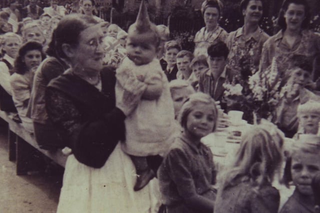 Residents on Lindel Road in Fleetwood threw a street party on VE Day