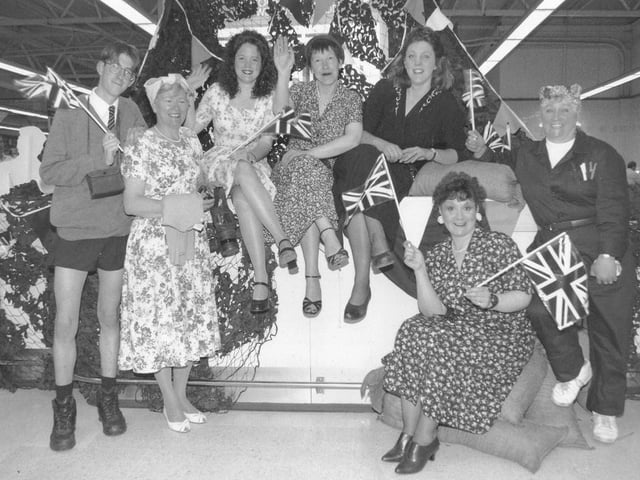Westwood Tesco store staff all dressed up.
