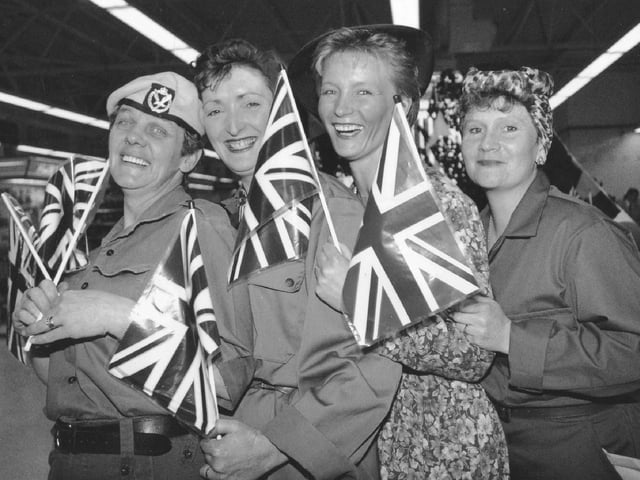 Westwood Tesco staff Rosina Moment, Anne Newton, Sue Mattimoe and Diane Boak.