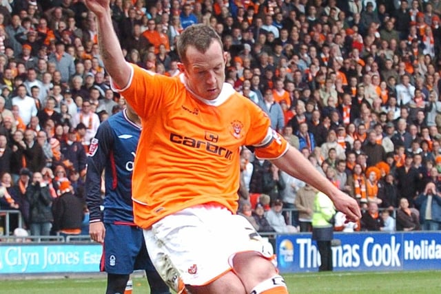 Blackpool were awarded a penalty in the second half...