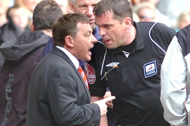 Forest boss Billy Davies vents his anger at referee Phil Dowd