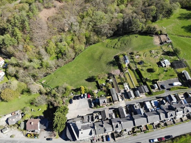 Aerial view of The Arncliffe Arms
