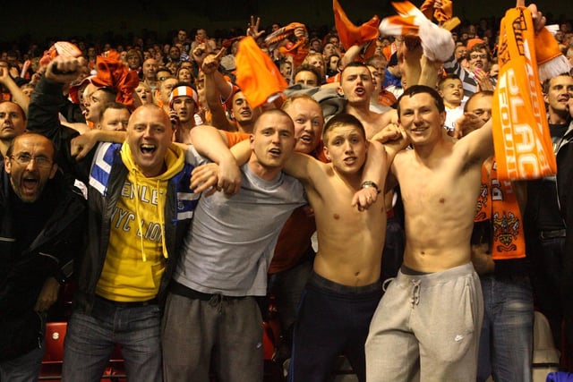 Blackpool fans could now dream about their trip to Wembley