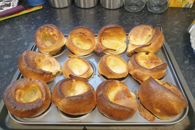 Roz Rushfirth said: "First attempt at Yorkshire puddings."