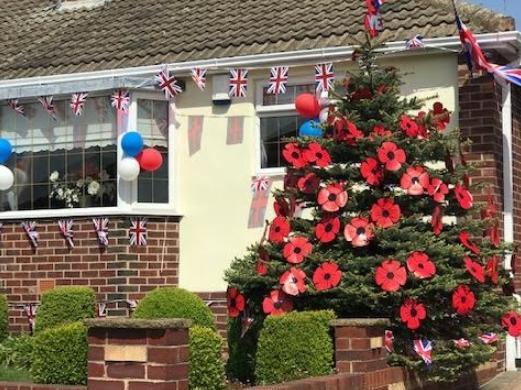 This photo was shared by an impressed reader, Hilary Hoyle, who wanted to give a bit of credit to her neighbour, Jill, who decorated her house on Cottam Croft.