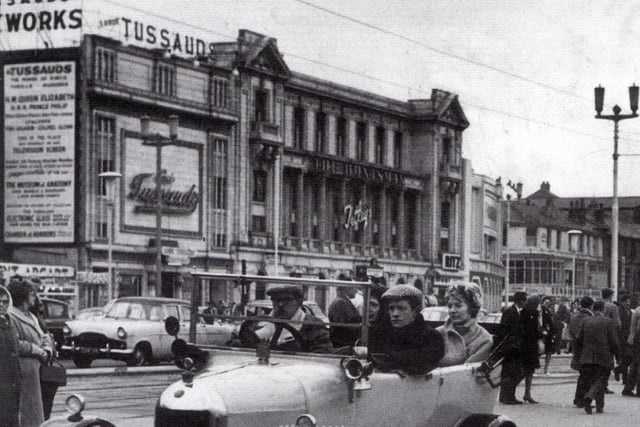 A 1963 Car rally in Blackpool