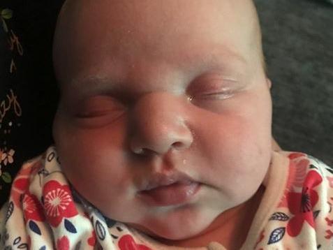 Natalie Henry gave birth via c-section on April 29 at the RLI. Amber Wemyss arrived at 11.25am weighing 10lb 13.5oz. "All the staff were amazing," Natalie said.