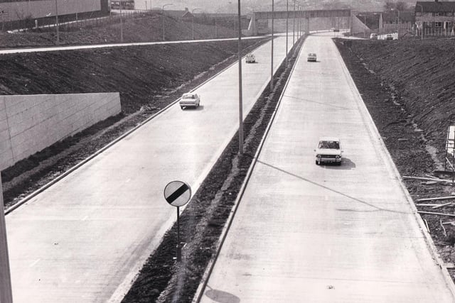 Work on the Bypass began around 1968, at a time when, like many other places, Stanningley was mostly green fields and wilderness. This undated photo showcases 'rush hour' just after it was officially opened.
