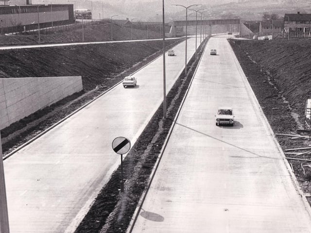 Work on the Bypass began around 1968, at a time when, like many other places, Stanningley was mostly green fields and wilderness. This undated photo showcases 'rush hour' just after it was officially opened.