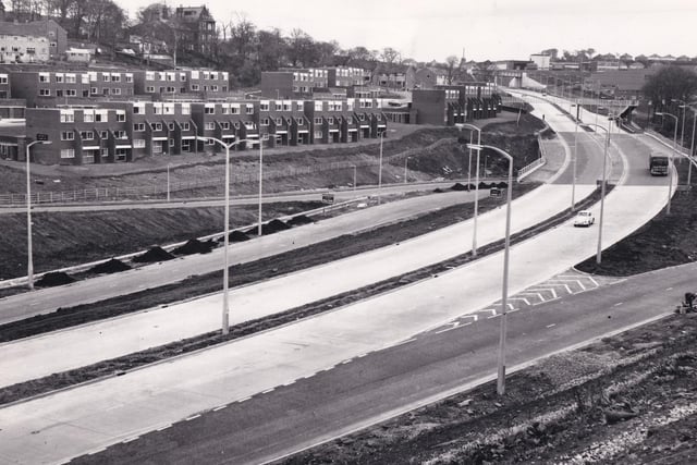 May 1971 and this shows section two of Stanningley Bypass completed.