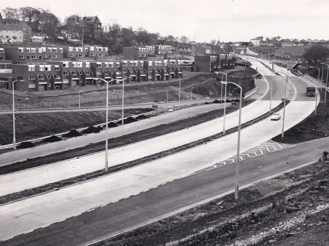 May 1971 and this shows section two of Stanningley Bypass completed.