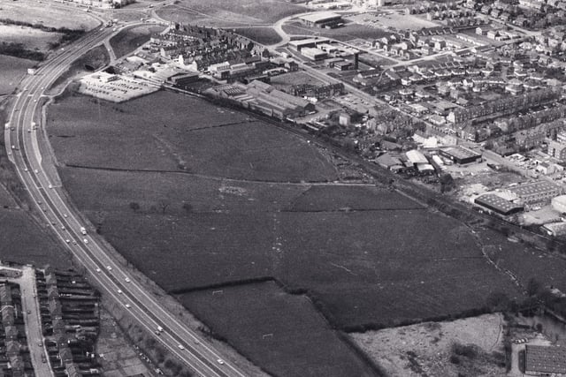 Stanningley Bypass sweeps through this aerial photo taken by former YEP snapper Peter Thacker in March 1988.