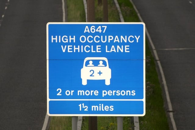 Stanningley Bypass has the humdrum distinction of being the first trunk road in the UK to have a high occupancy lane in 1998.