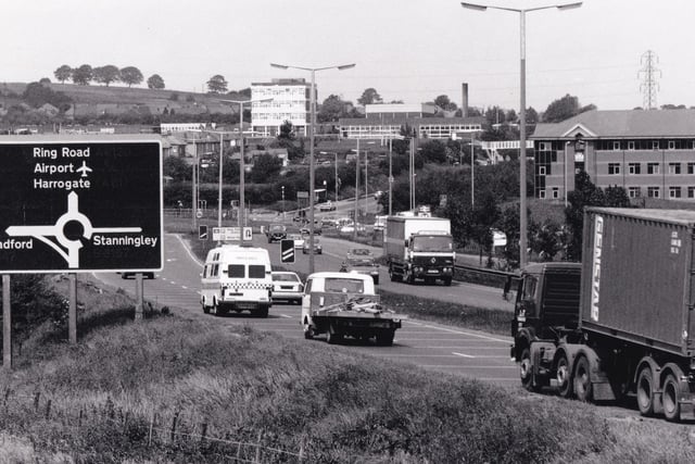 A view of the Bypass at Dawson's Corner roundabout in May 1992. The road continued to exact a growing toll of deaths and injuries among motorists and pedestrians.