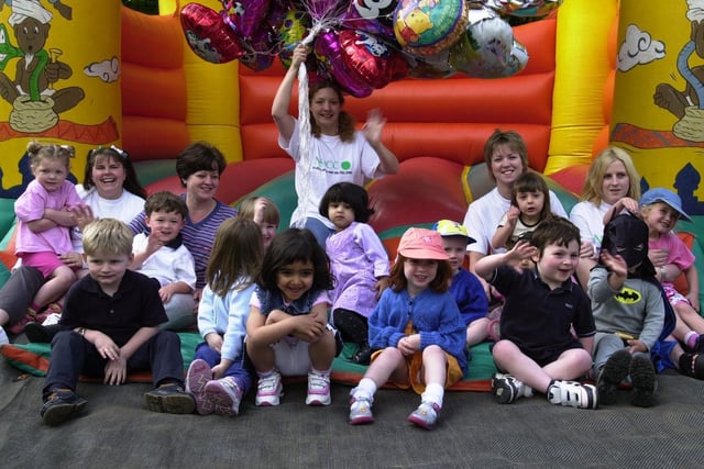The children of Highgate House Nursery, Fulwood celebrate the National Childrens Day. A bouncy castle, face painting, a lucky dip and guess the name of the rabbit were all attractions which helped raise 620 for the Fulwood and Broughton branch of the NSPCC
