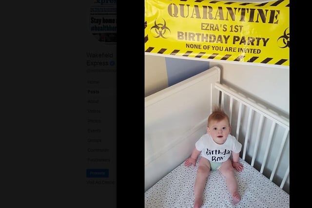Alexandra Sarah Howell said: "Celebrating my 3rd and final son's 1st birthday in lockdown. I'll never have another 1st birthday to plan for but this one actually turned out to be really lovely."