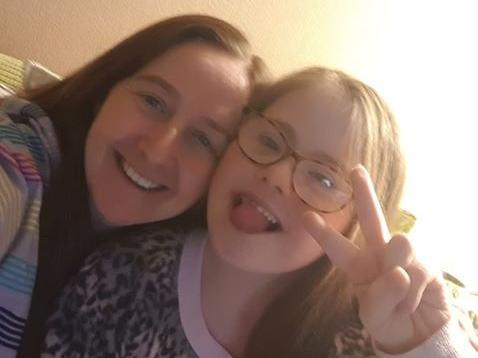 Debbie and Kady Heyn pose for our selfie search, but according to Debbie their is more chance of her going on holiday next week than her son joining in for the picture!