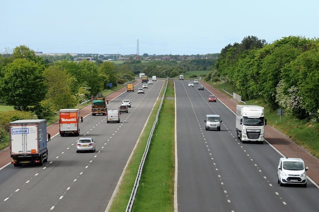 It was still quieter than usual perhaps, but there was certainly more traffic on the M55 on Wednesday.