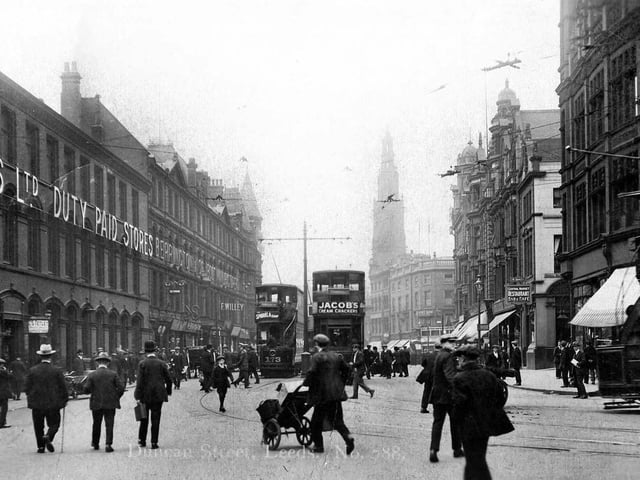 Duncan Street facing west after it was widened. Year unknown.