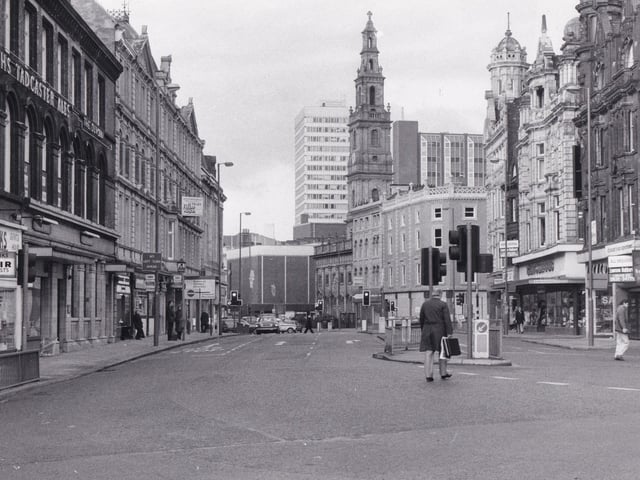 A view down Duncan Street in January 1984.