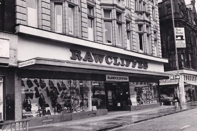 The Rawcliffes store on Duncan Street which offered school uniforms at a wide range of prices.