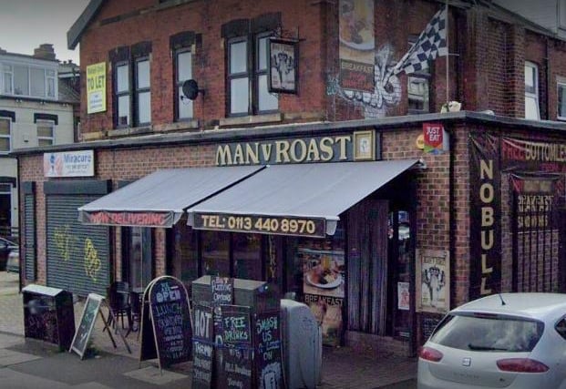 Of course Man v Roast made the list. Opt for a carvery box or a roast sandwich, finished with a classic English pudding. Find them on Just Eat.