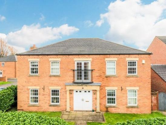 This 6 bed detached house on Pavilion Way is for sale at 550,000. It has 3 bathrooms, 3 reception rooms, conservatory, double garage and attractive gardens.