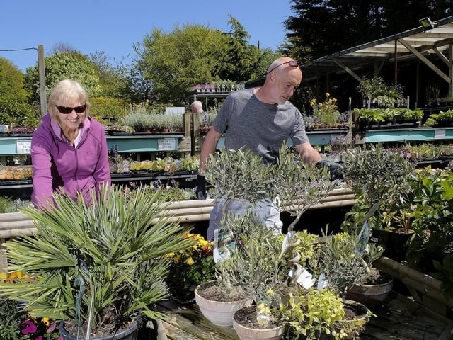 Customers enjoy the day out