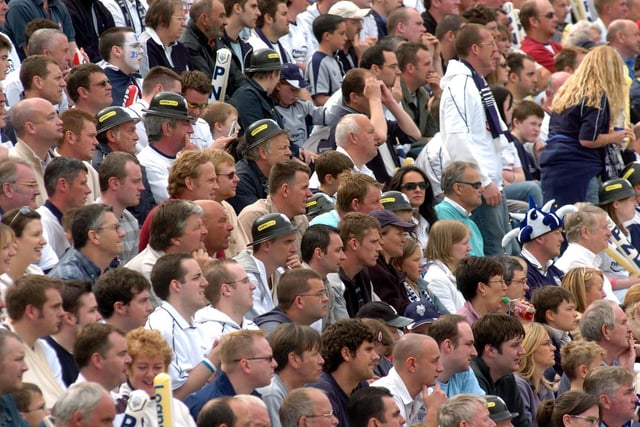 Preston fans during the play-off clash with Derby at Deepdale