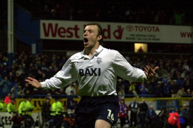 Paul McKenna after scoring the winning penalty for PNE in the shoot-out against Birmingham