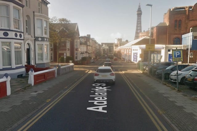 Five deaths have been recorded in central Blackpool according to the statistics.